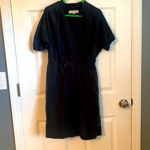 Loft size 6p black mid dress